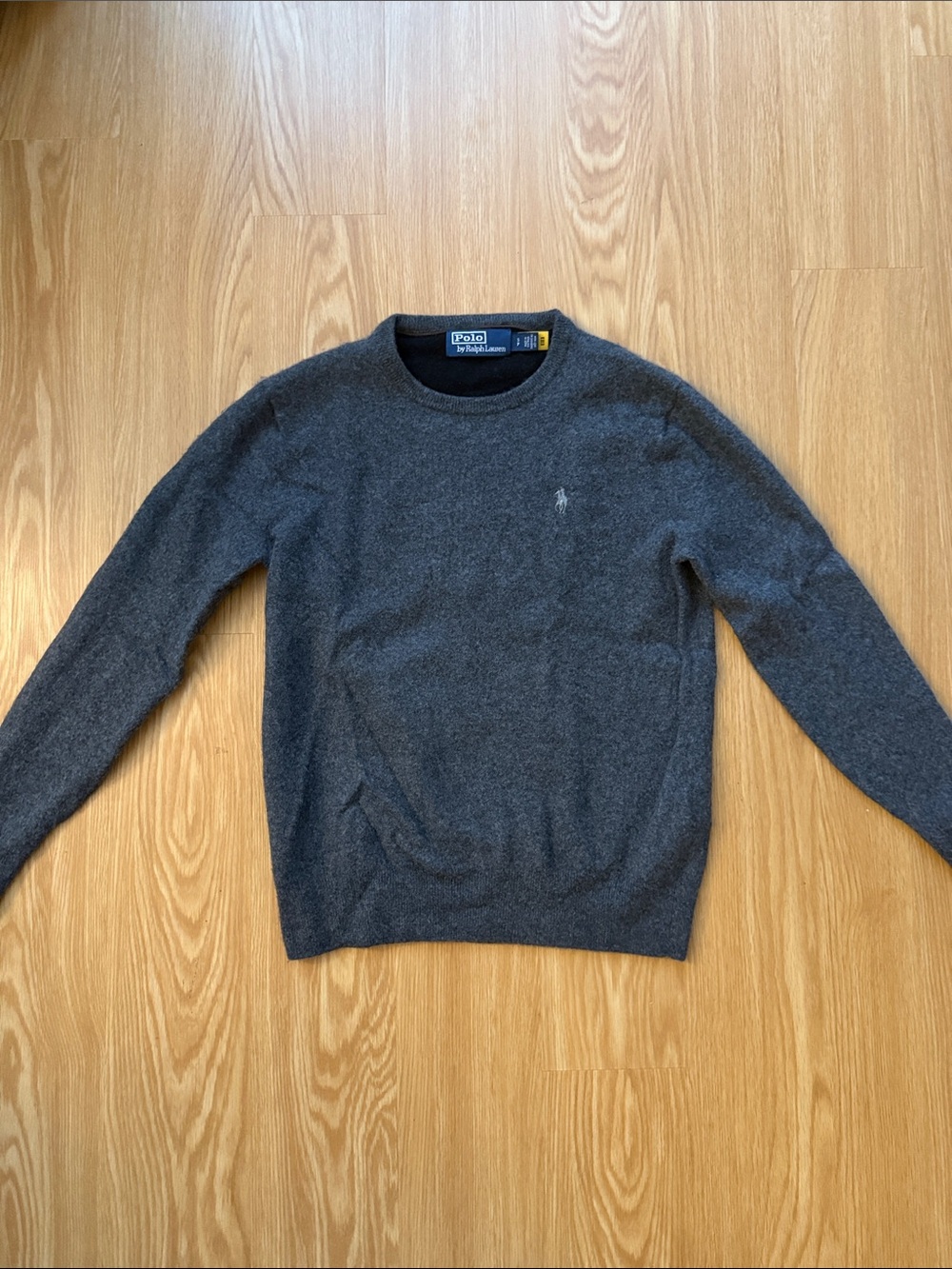 Polo by Ralph Lauren Crewneck Sweater Size S in Charcoal Gray